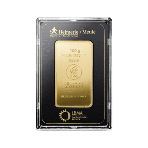 100g Heimerle + Meule 999.9 kuldplaat