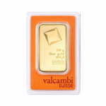 100g Valcambi 999.9 kuldplaat