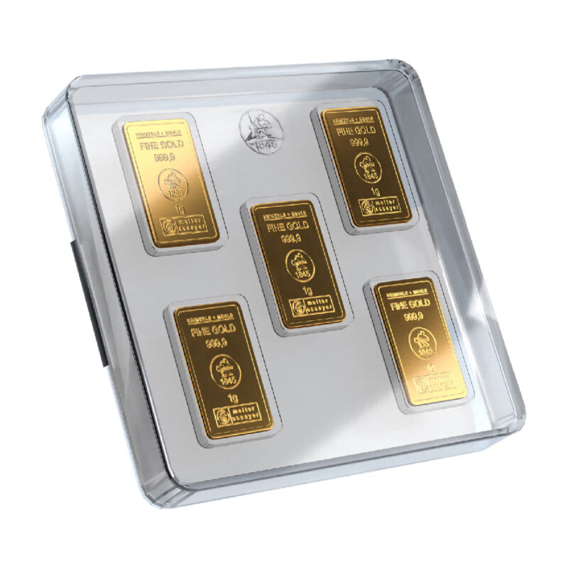 Heimerle und meule unitybar 10 x 1g kuldplaadid 999.9