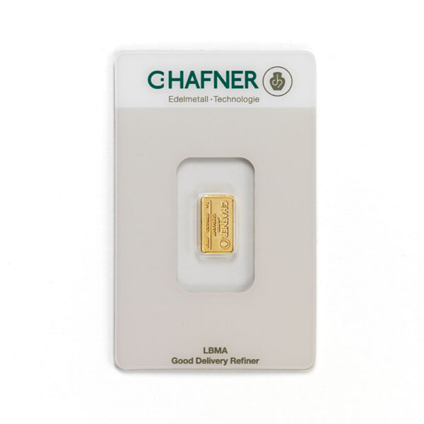 1g C.Hafner 999.9 kuldplaat
