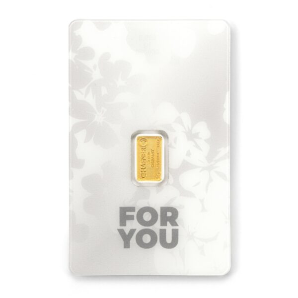 1g C.Hafner For You White 999.9 kuldplaat