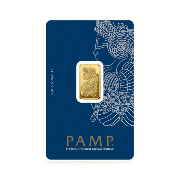 PAMP Suisse 5 grammine 999,9 kuldplaat. Toodetud Šveitsis.