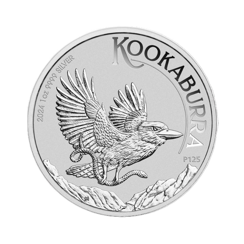 kookaburra austraalia hõbemünt 999