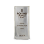 Roman Tavast hõbekang hõbeplaat 1 kg investeerimise hõbe 999,9