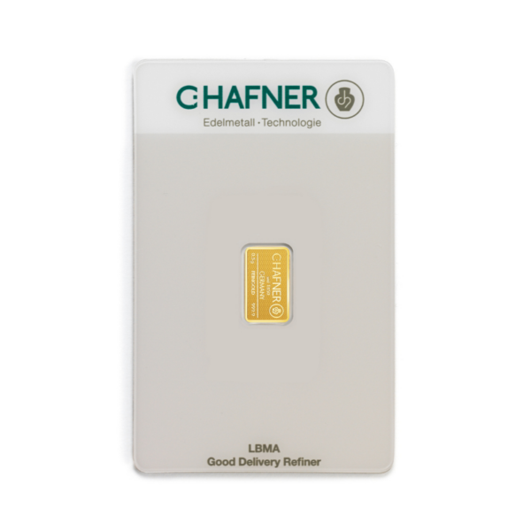 0,5g C.Hafner 999.9 kuldplaat